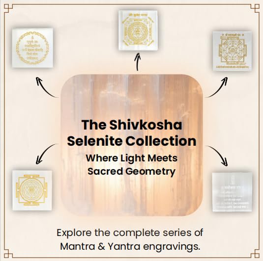 Selenite Crystal Mahalakshmi Yantra For The Ultimate Symbol of Wealth, Prosperity & Success