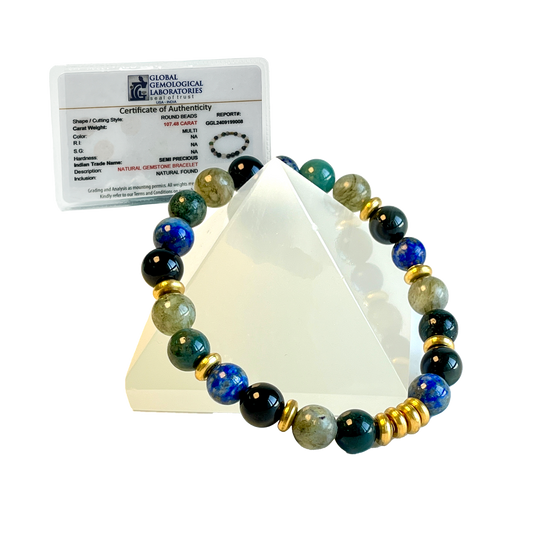Libra Zodiac Gemstone Bracelet