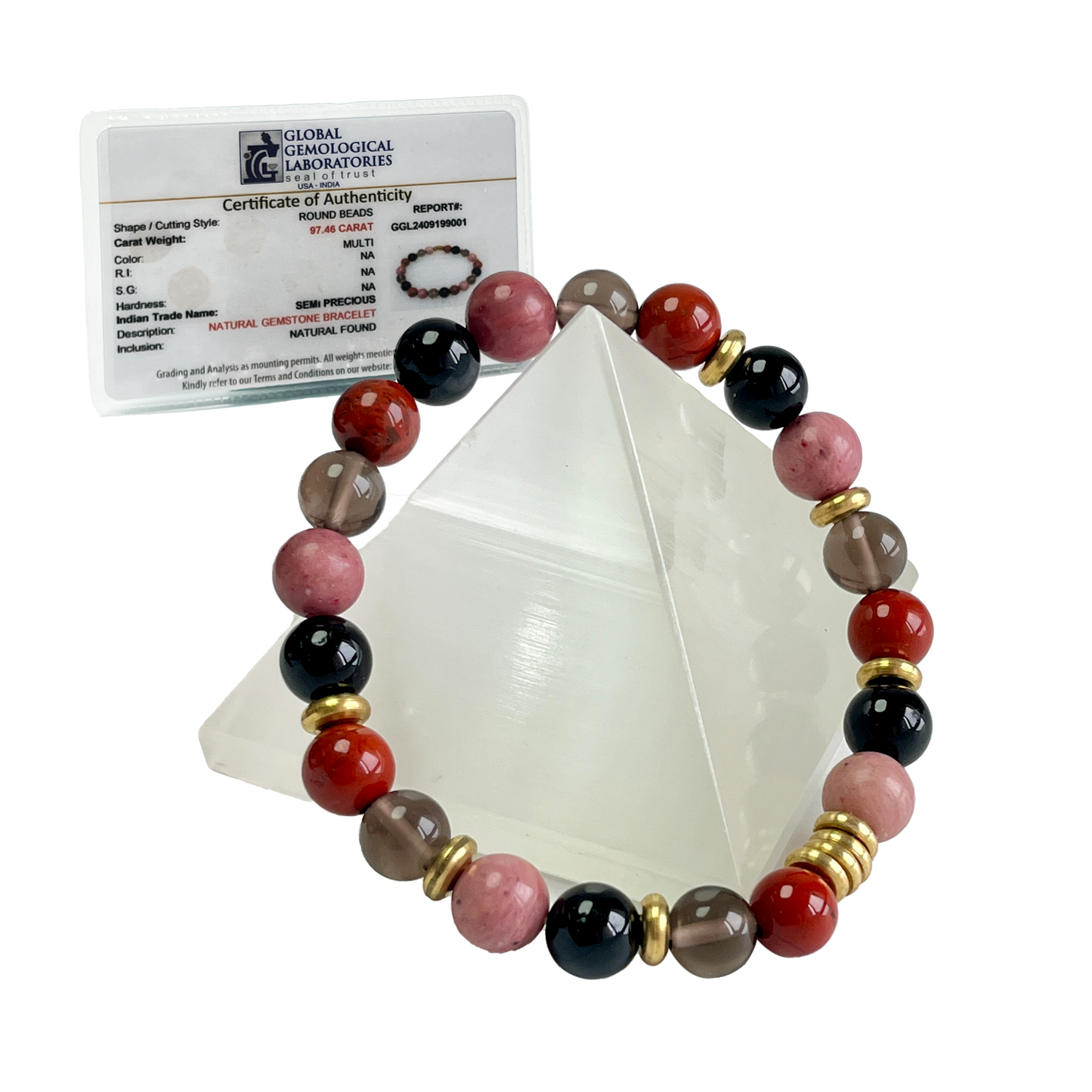 Scorpio Zodiac Gemstone Bracelet