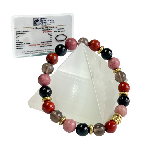 Scorpio Zodiac Gemstone Bracelet