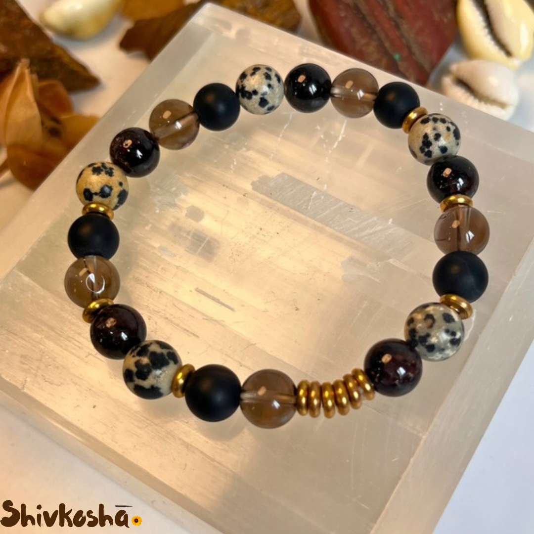 Capricorn Zodiac Gemstone Bracelet