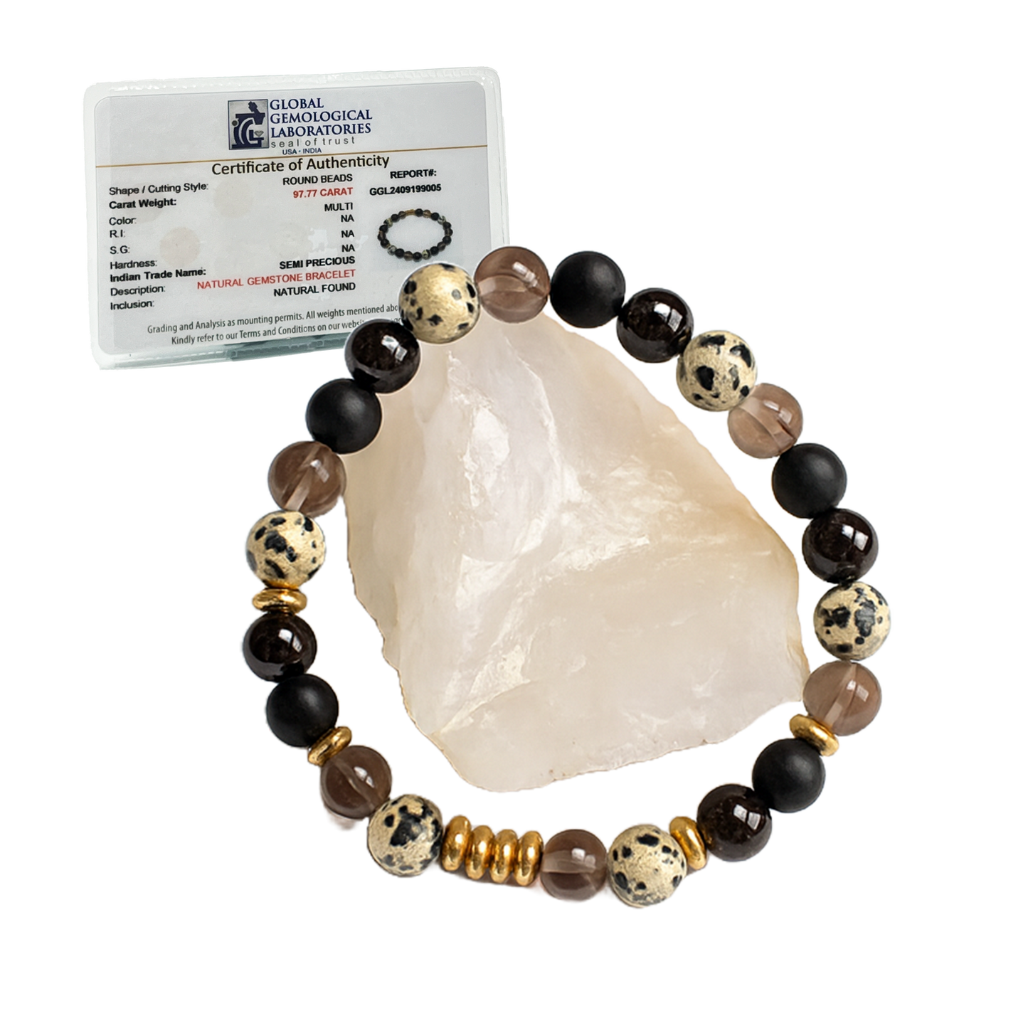 Capricorn Zodiac Gemstone Bracelet