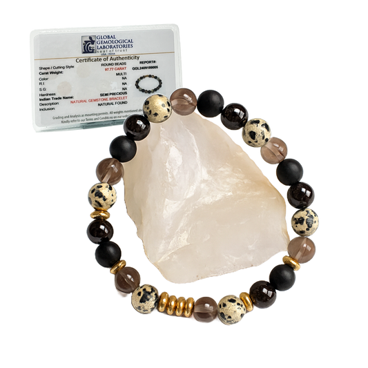 Capricorn Zodiac Gemstone Bracelet