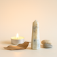 Natural Rainbow Moonstone Tower – Stone of New Beginnings, Intuition & Inner Peace