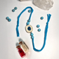 Turquoise Evil Eye Bracelet Rakhi for Protection & Healing
