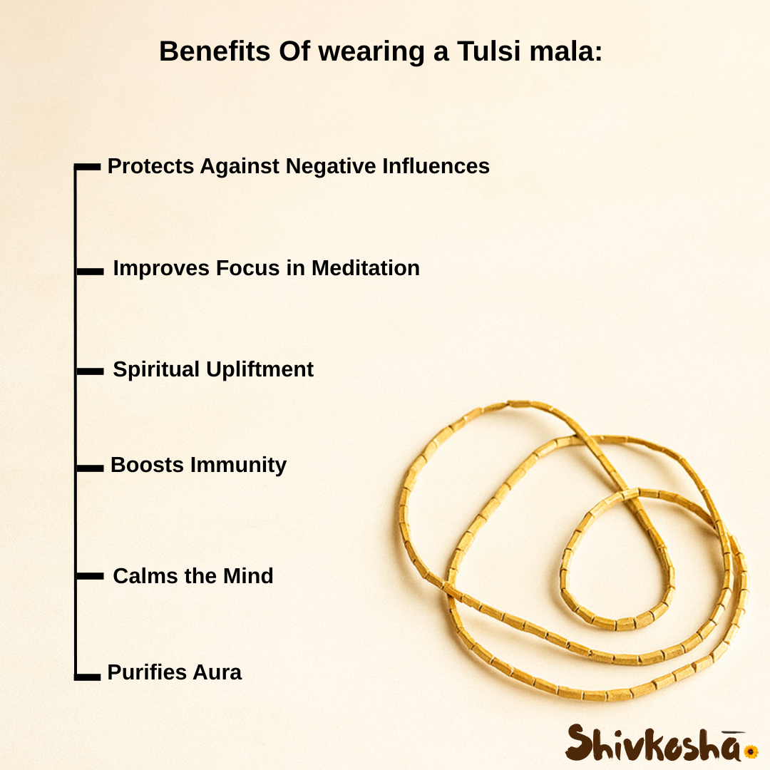 Original Tulsi Mala for Men & Women | Meditation, Chanting, and Prayer - ISKCON Style|