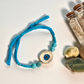 Turquoise Evil Eye Bracelet Rakhi for Protection & Healing