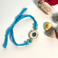 Turquoise Evil Eye Bracelet Rakhi for Protection & Healing