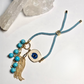 Designer Turquoise Evil Eye Lumba for Protection & Healing