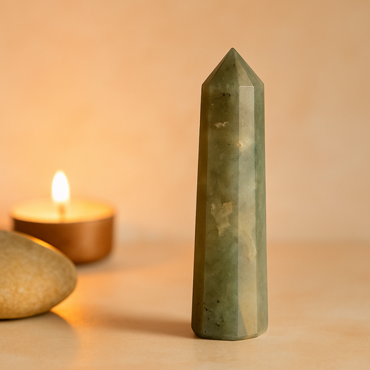Mystic Labradorite Tower – Stone of Transformation, Enhance Inner Strength & Protection