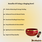 Red Tibetan Singing Bowl – Handcrafted Sound Healing Instrument