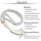 Clear Quartz Japa Mala For Clarity, Amplification & Purity