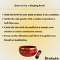 Red Tibetan Singing Bowl – Handcrafted Sound Healing Instrument