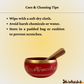 Red Tibetan Singing Bowl – Handcrafted Sound Healing Instrument