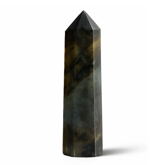 Mystic Labradorite Tower – Stone of Transformation, Enhance Inner Strength & Protection