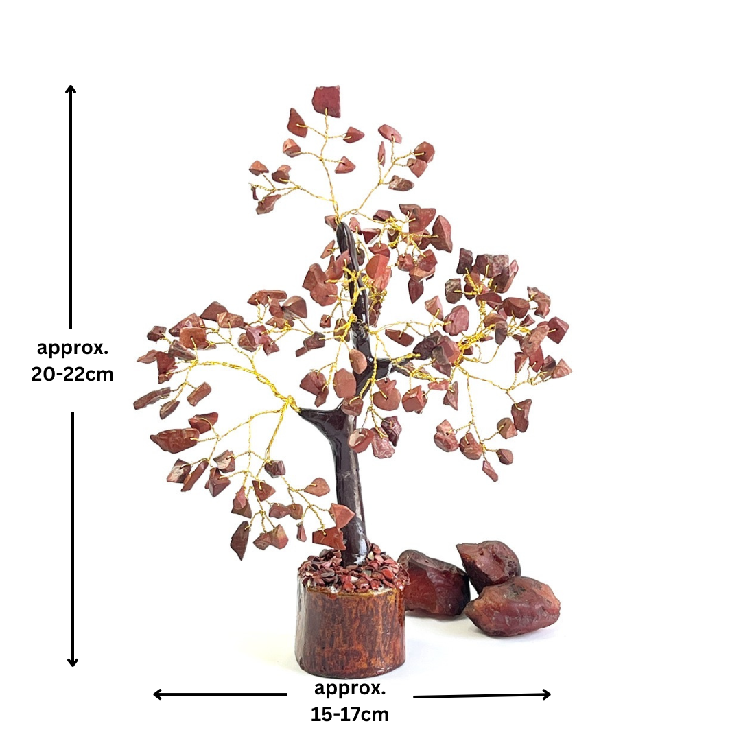 Red Jasper Crystal Tree For Strength, Stability & Positive Energy