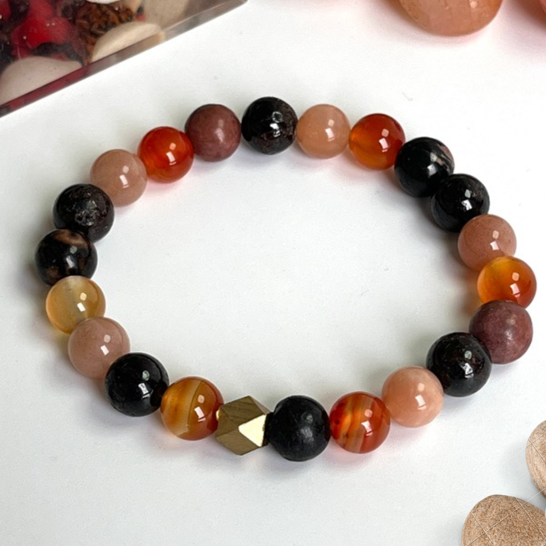 Men Fertility Gemstone Bracelet