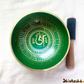 Green Tibetan Singing Bowl – Handcrafted Sound Healing Instrument