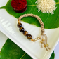Bold Tiger Eye Rakhi – 12mm Beads for Strength & Protection