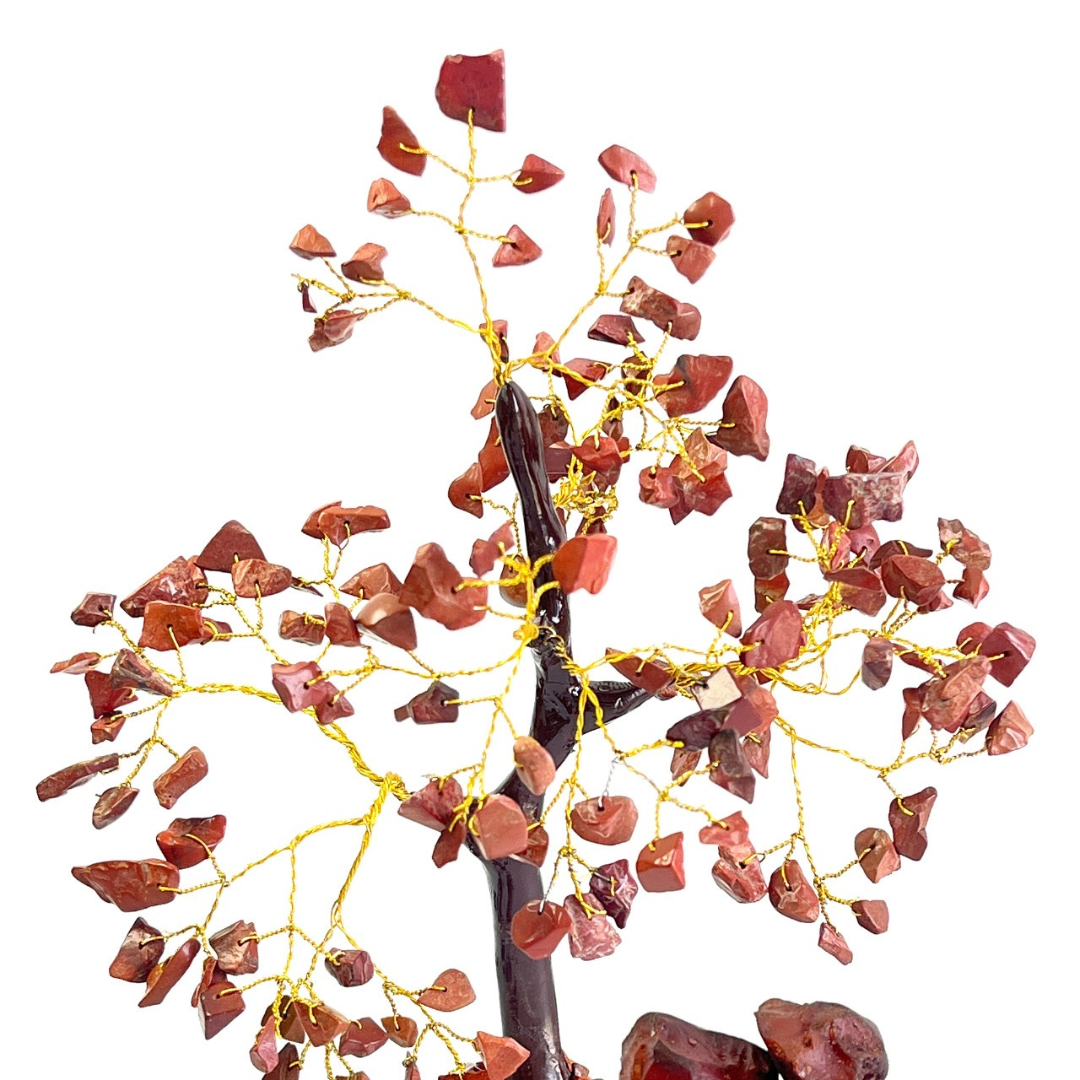 Red Jasper Crystal Tree For Strength, Stability & Positive Energy
