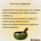 Green Tibetan Singing Bowl – Handcrafted Sound Healing Instrument