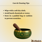 Green Tibetan Singing Bowl – Handcrafted Sound Healing Instrument