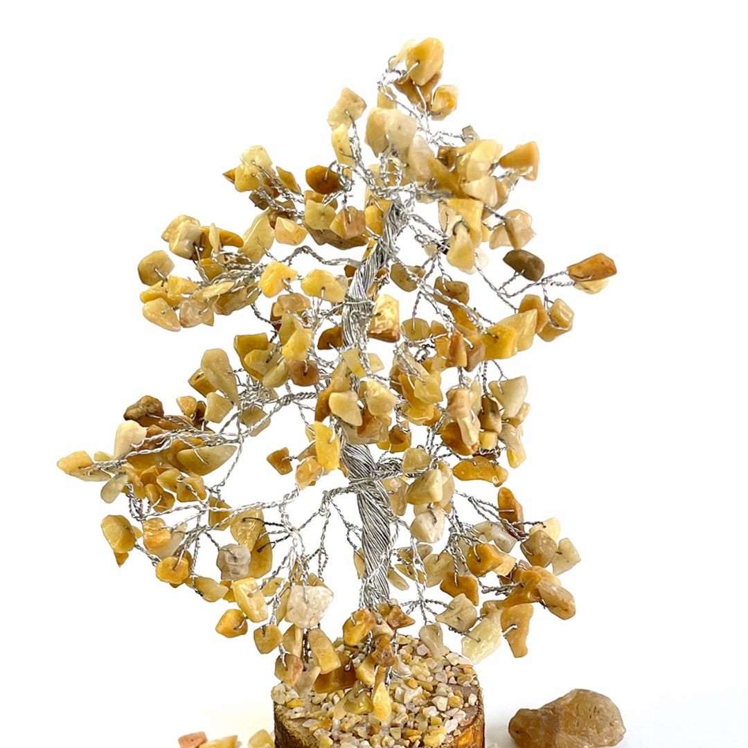 Yellow Aventurine Crystal Tree For Prosperity, Confidence & Positivity