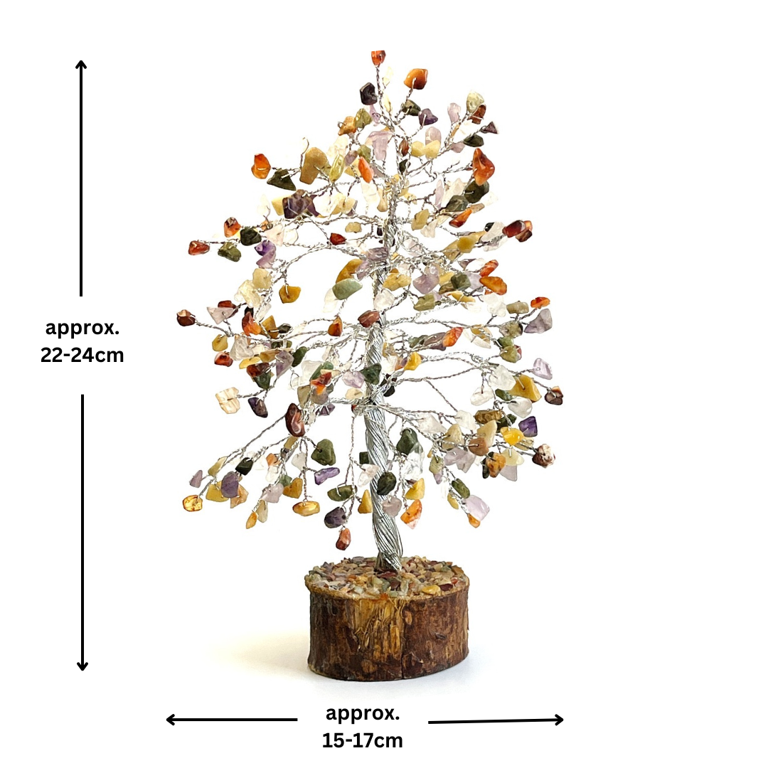 Sentik Mix Chakra Crystal Tree For Balance, Healing & Positive Energy