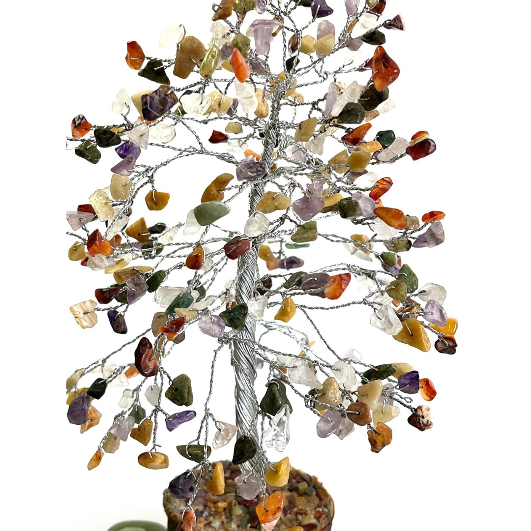 Sentik Mix Chakra Crystal Tree For Balance, Healing & Positive Energy
