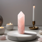 Natural Rose Quartz Tower – Crystal of Love, Harmony, Healing & Positive Energy for Home Decor