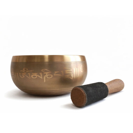 Bronze Tibetan Singing Bowl – Handcrafted Sound Healing Instrument