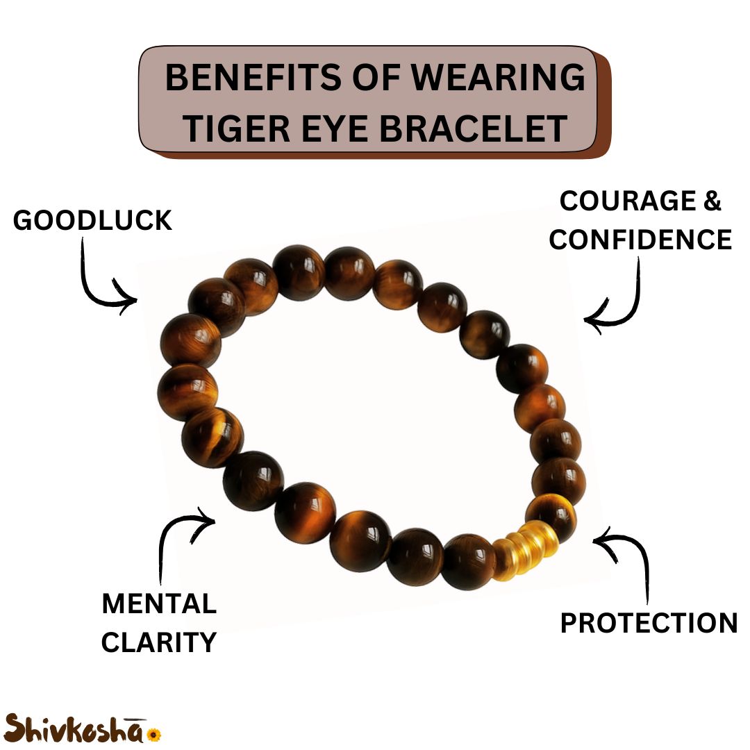 Tiger Eye Bracelet – Stone of Courage, Focus & Protection