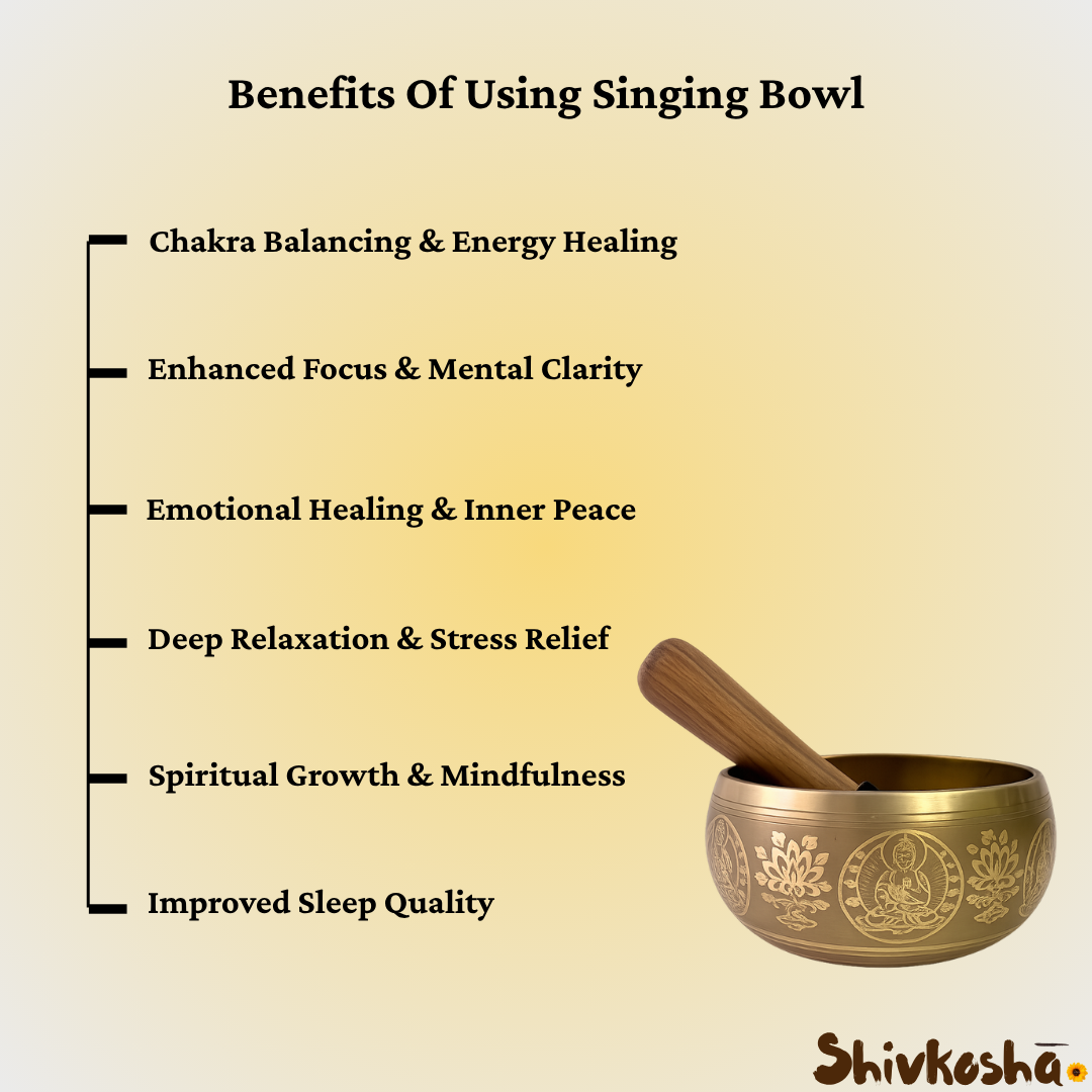 Bronze Tibetan Singing Bowl – Handcrafted Sound Healing Instrument