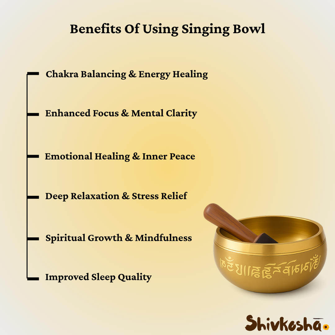 Bronze Tibetan Singing Bowl – Handcrafted Sound Healing Instrument