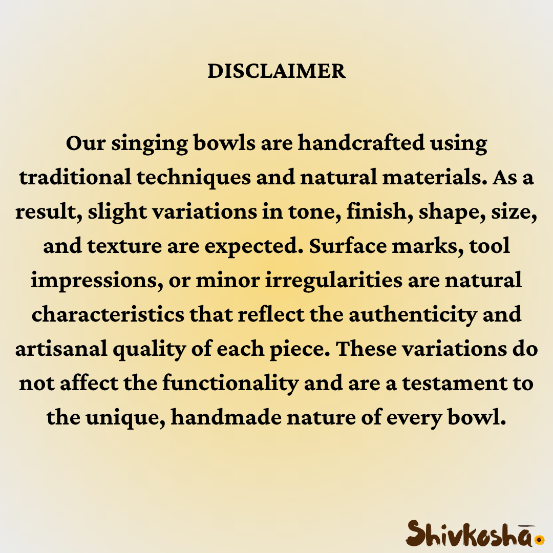 Bronze Tibetan Singing Bowl – Handcrafted Sound Healing Instrument