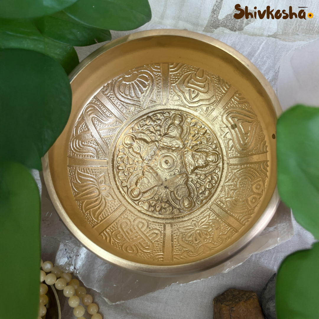 Bronze Tibetan Singing Bowl – Handcrafted Sound Healing Instrument