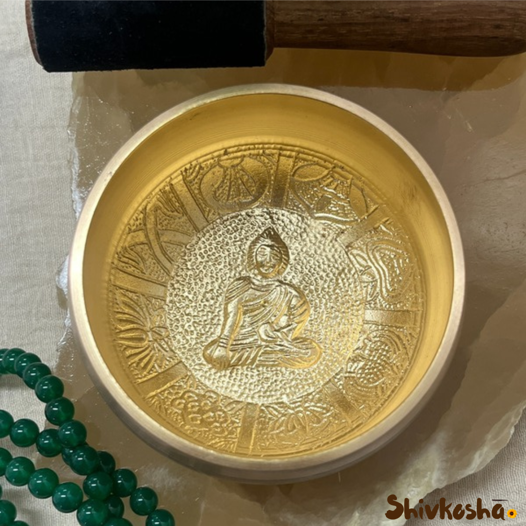 Bronze Tibetan Singing Bowl – Handcrafted Sound Healing Instrument