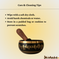 Black Tibetan Singing Bowl – Handcrafted Sound Healing Instrument