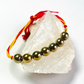 Golden Pyrite Crystal Rakhi – Protection, Abundance & Strength for Brothers