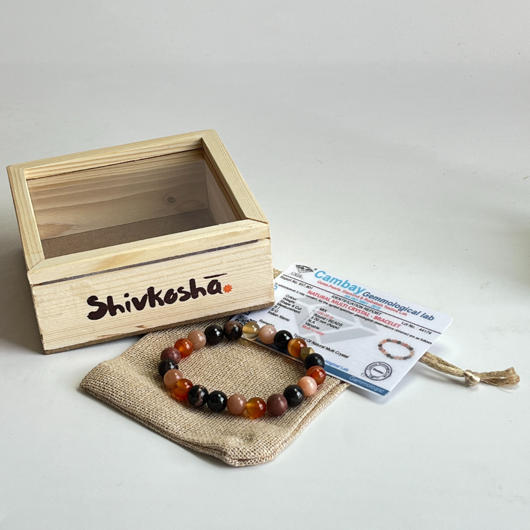 Men Fertility Gemstone Bracelet
