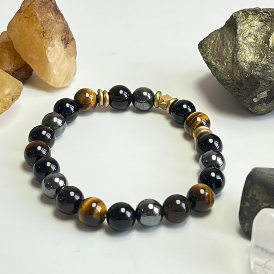 Triple Protection Gemstone Bracelet