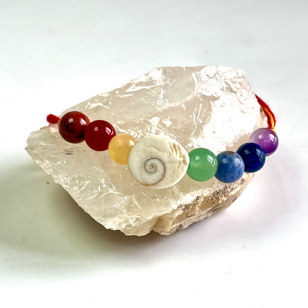7 Chakra Rakhi with Gomti Chakra – Protection, Balance & Abundance