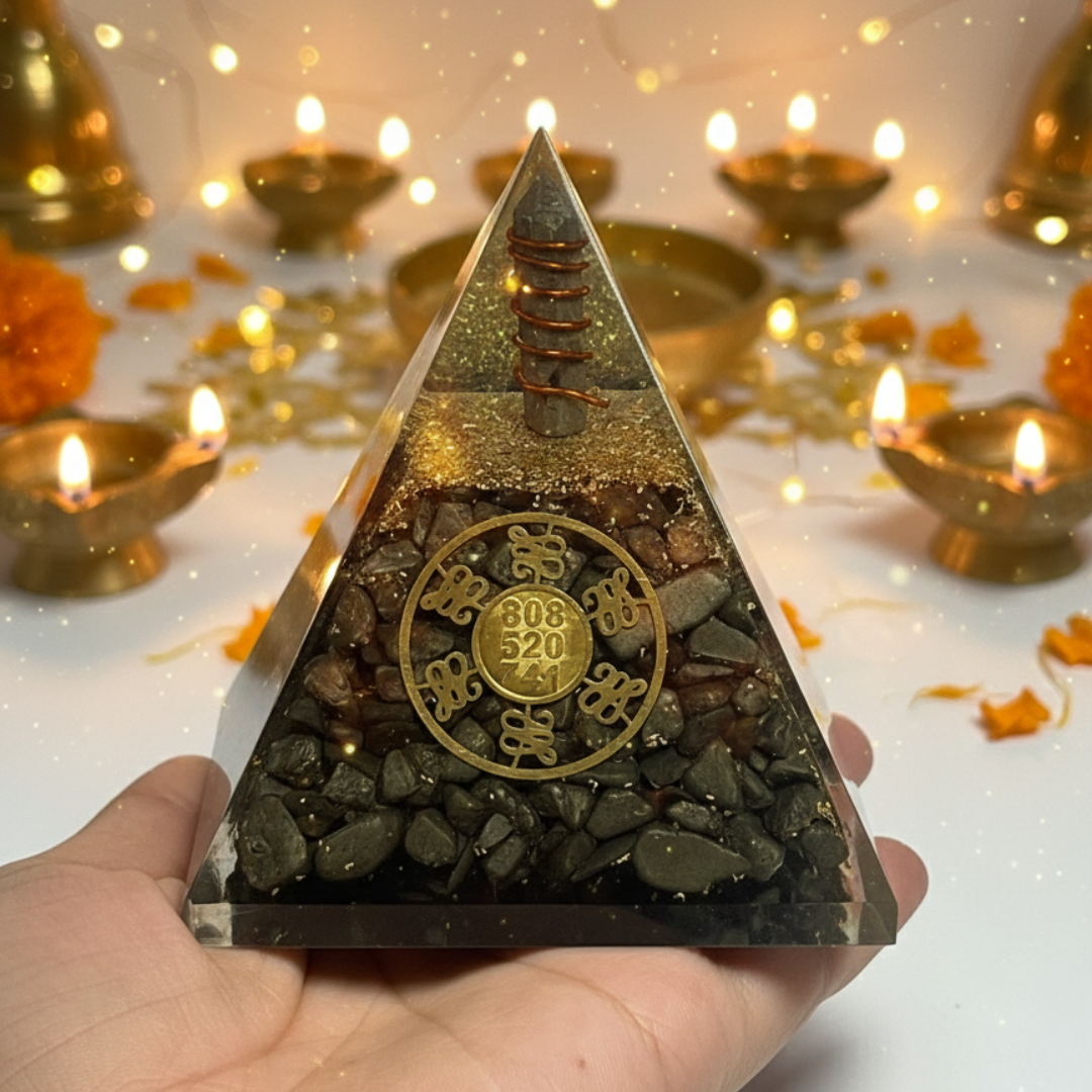 Pyrite Orgonite Pyramid