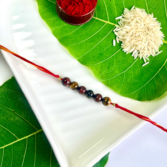 Tiger Eye Rakhi – For Confidence, Focus & Protection