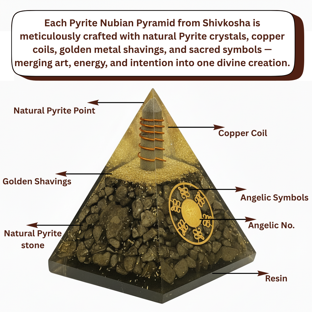 Pyrite Orgonite Pyramid