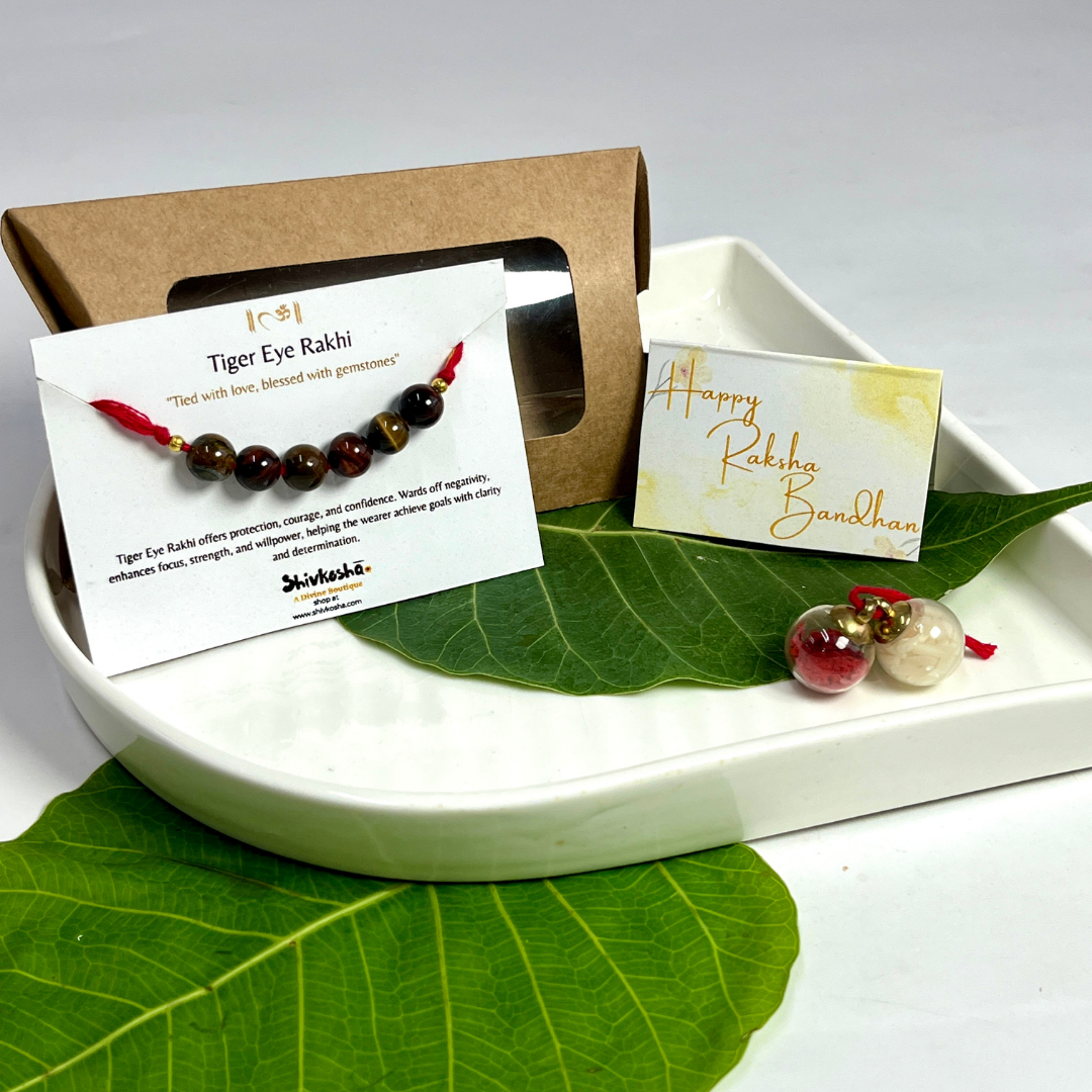 Tiger Eye Rakhi – For Confidence, Focus & Protection