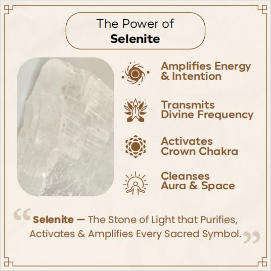 Selenite Crystal Navkar Mantra For Unlocking Peace, Prosperity and Spiritual Growth