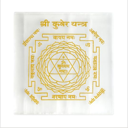 Kuber Yantra on Selenite Plate