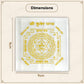 Kuber Yantra on Selenite Plate
