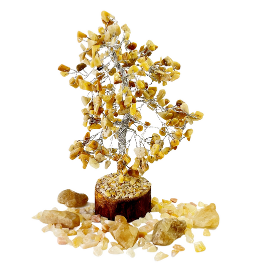 Yellow Aventurine Crystal Tree For Prosperity, Confidence & Positivity